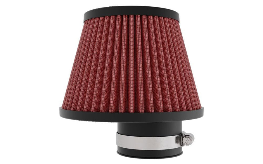 High-Flow K&N Original Lifetime Universal Clamp-On Air Filter: Performance, Premium, Washable: Flange Diameter: 3.5 In, Filter Height: 3.688 In, Flange Length: 1.375 In, Type: Round Straight, RU-9920