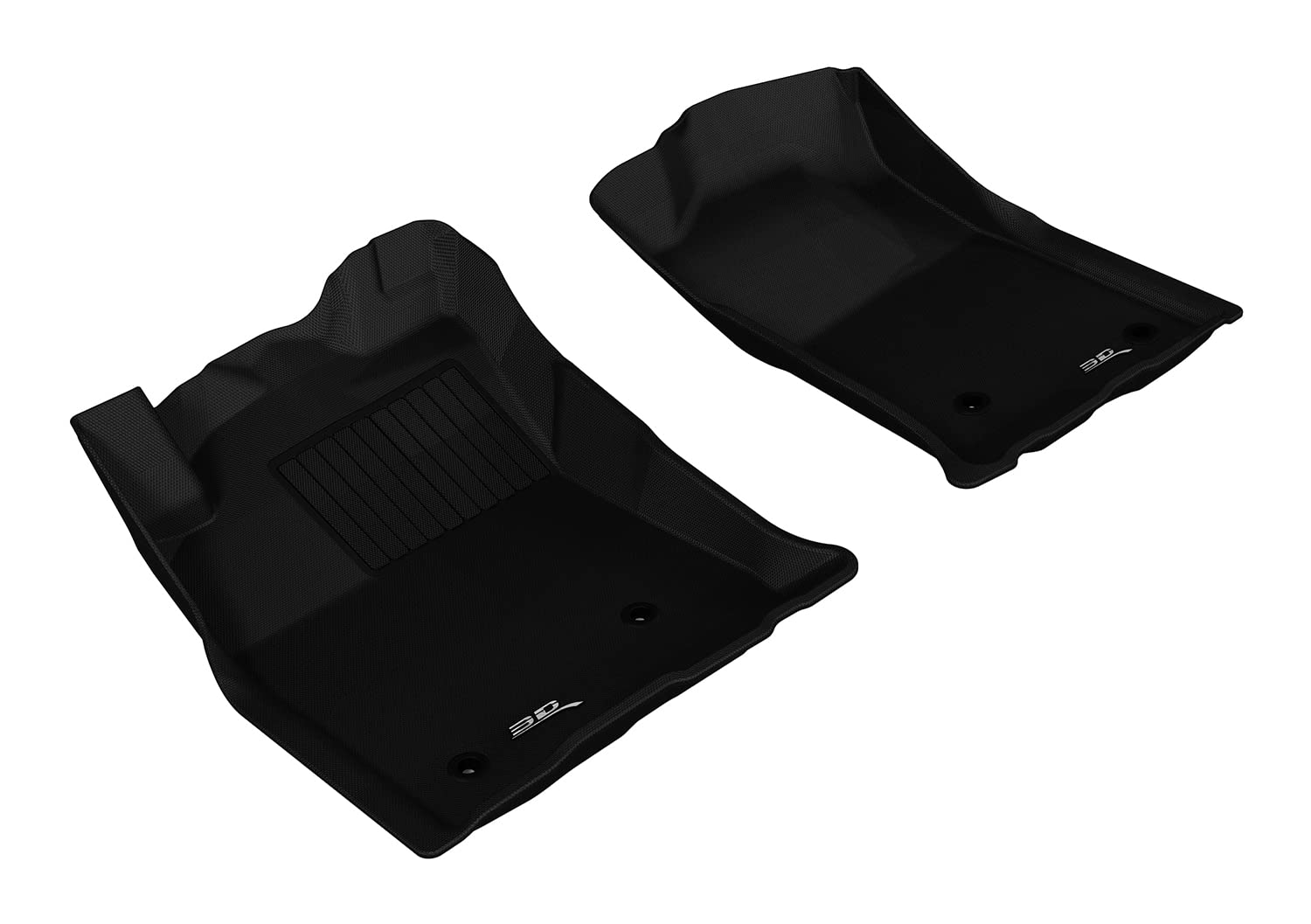 Front Row 3D MAXpider Custom Fit All-Weather Floor Mat for Select Toyota Tacoma Models - Kagu Rubber (Black)