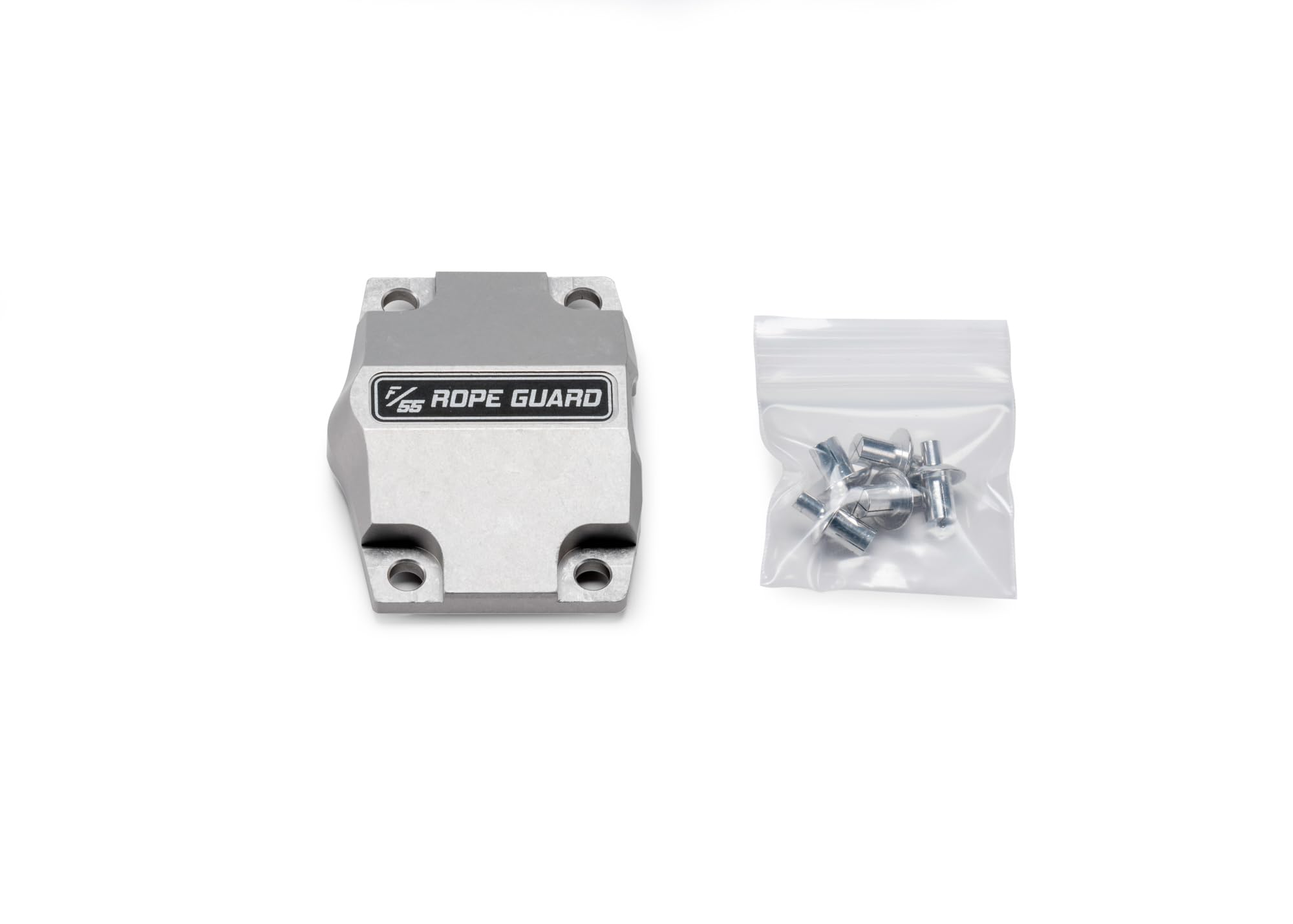 FlatLink Factor 55 Rope Guard for Synthetic Rope Protection, Silver