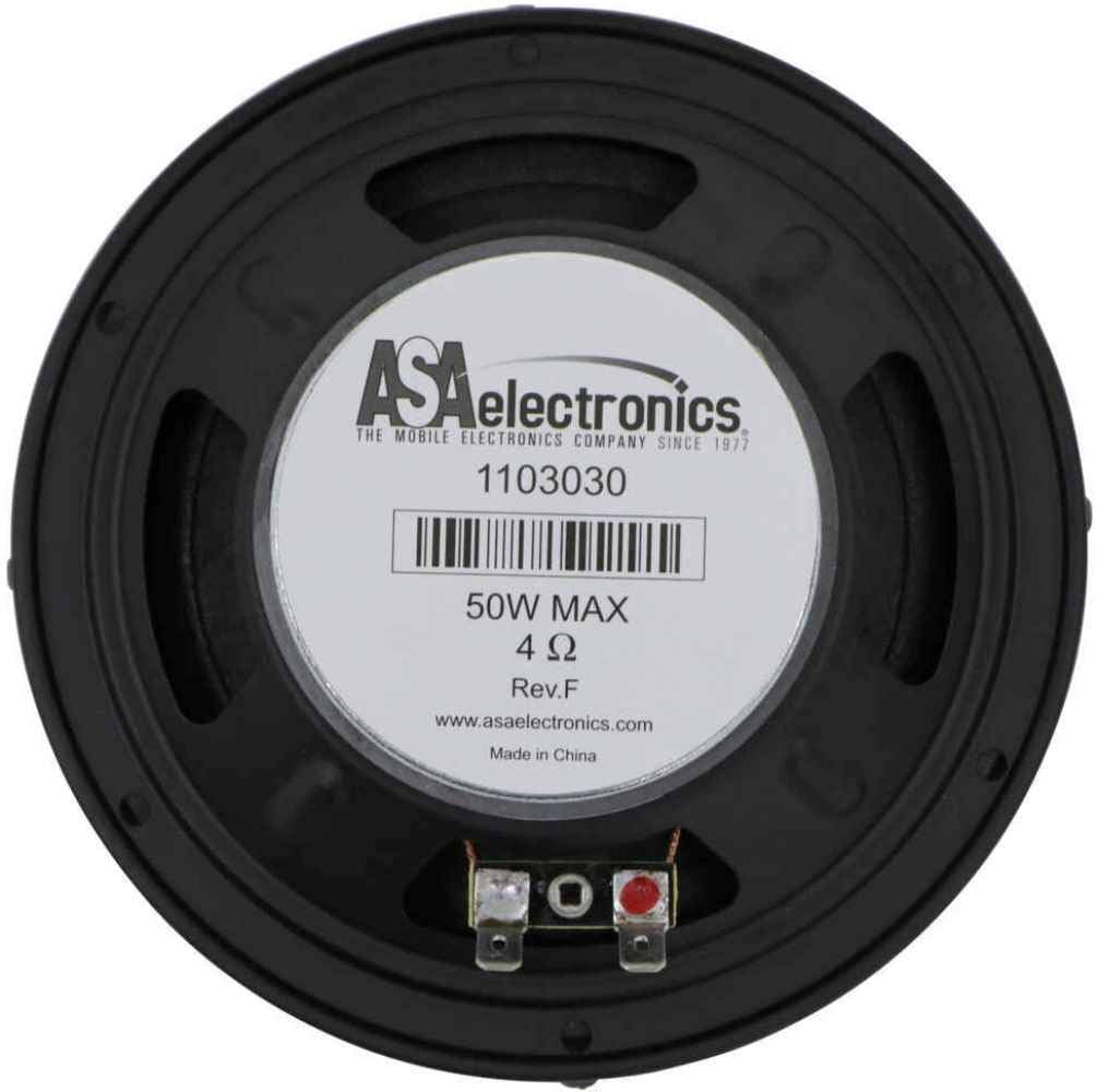 5.25" Jensen Coaxial Speaker 1103030, Black, 50 Watts RMS Power, 70Hz - 20kHz Frequency Response, 4 Ohms Nominal Impedance, 5.25" Grille Diameter (Sold Separately), 1.75" Mounting Depth, 8 oz. Magnet
