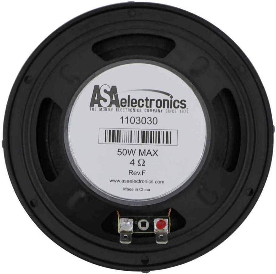 5.25" Jensen Coaxial Speaker 1103030, Black, 50 Watts RMS Power, 70Hz - 20kHz Frequency Response, 4 Ohms Nominal Impedance, 5.25" Grille Diameter (Sold Separately), 1.75" Mounting Depth, 8 oz. Magnet