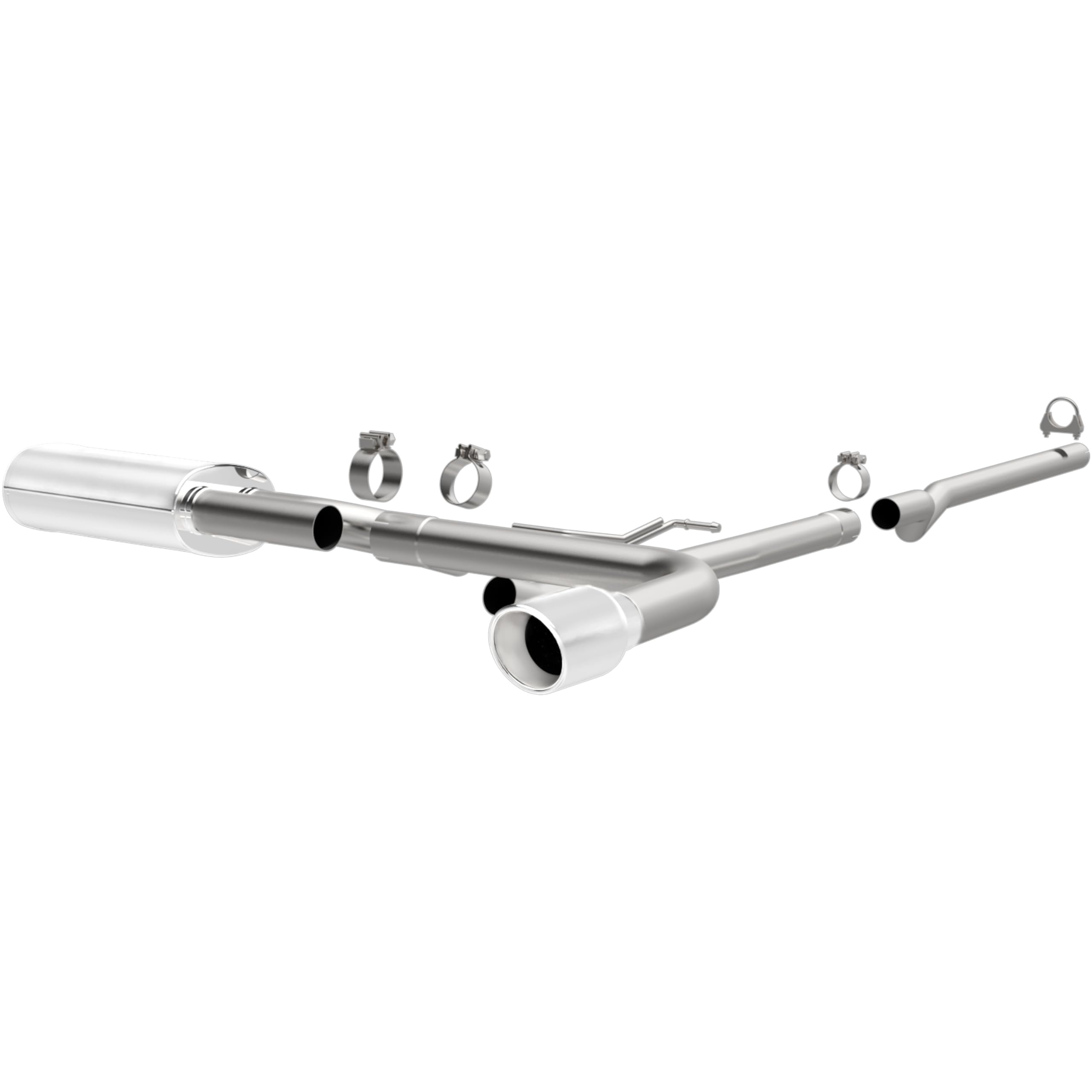 MagnaFlow Exhaust System Performance 15229: Cat-Back, Street Series, Compatible with 2013-2018 Ford Fusion, Single Straight Passenger Side Rear Exit Style