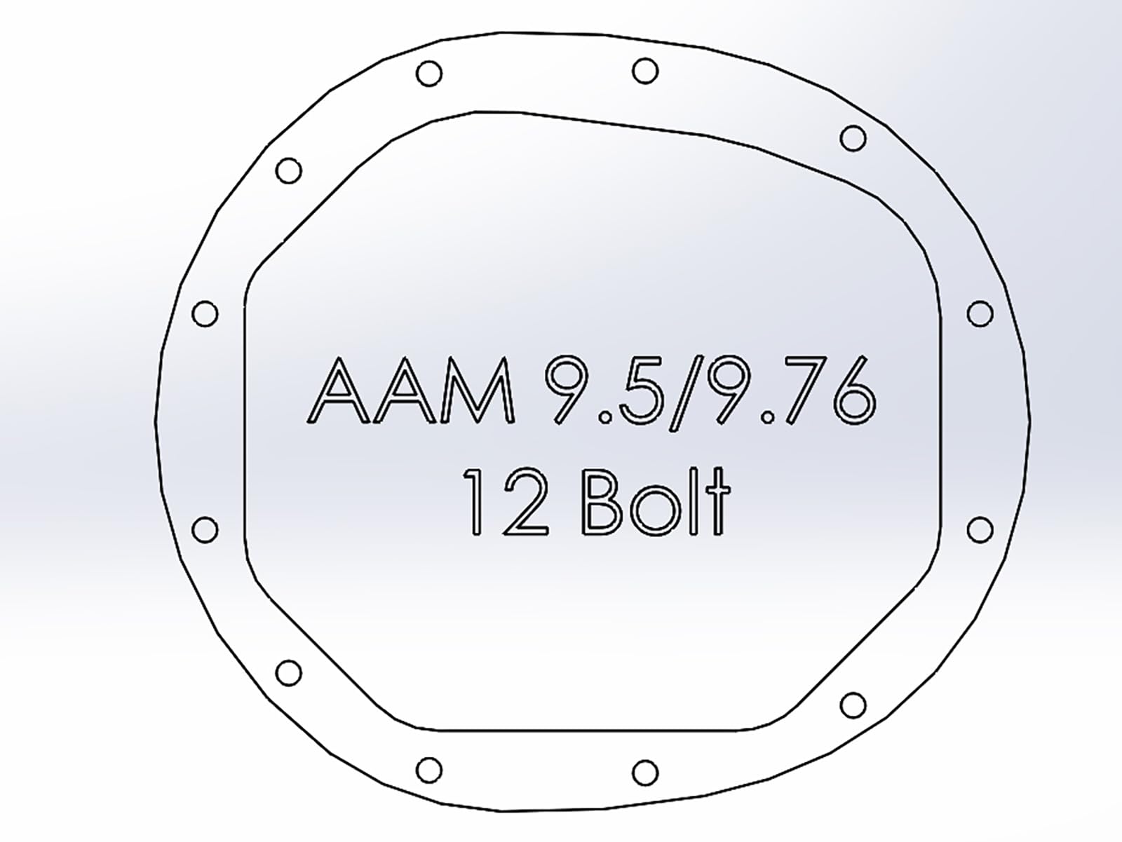 aFe POWER Rear Differential Cover Pro Series Black w/Machined Fins - #46-71120B - GM Silverado/Sierra 1500 14-23 (AAM 9.5/9.76)