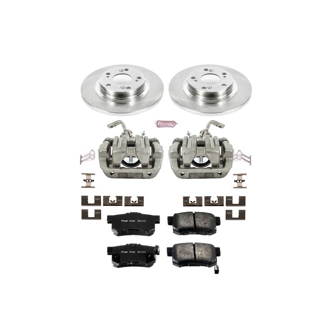 Power Stop KCOE2310 1-Click OE Replacement Brake Kit with Calipers Autospecialty For Honda S2000 2000-2009 [Model Specific]