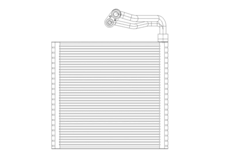 Evaporator TYC 97172 Compatible with 2007-2012 Nissan Altima