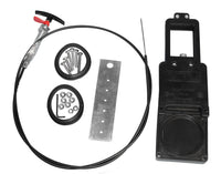 72" Valterra TC172 Flexible Cable Kit with 1-1/2" Valve, Black
