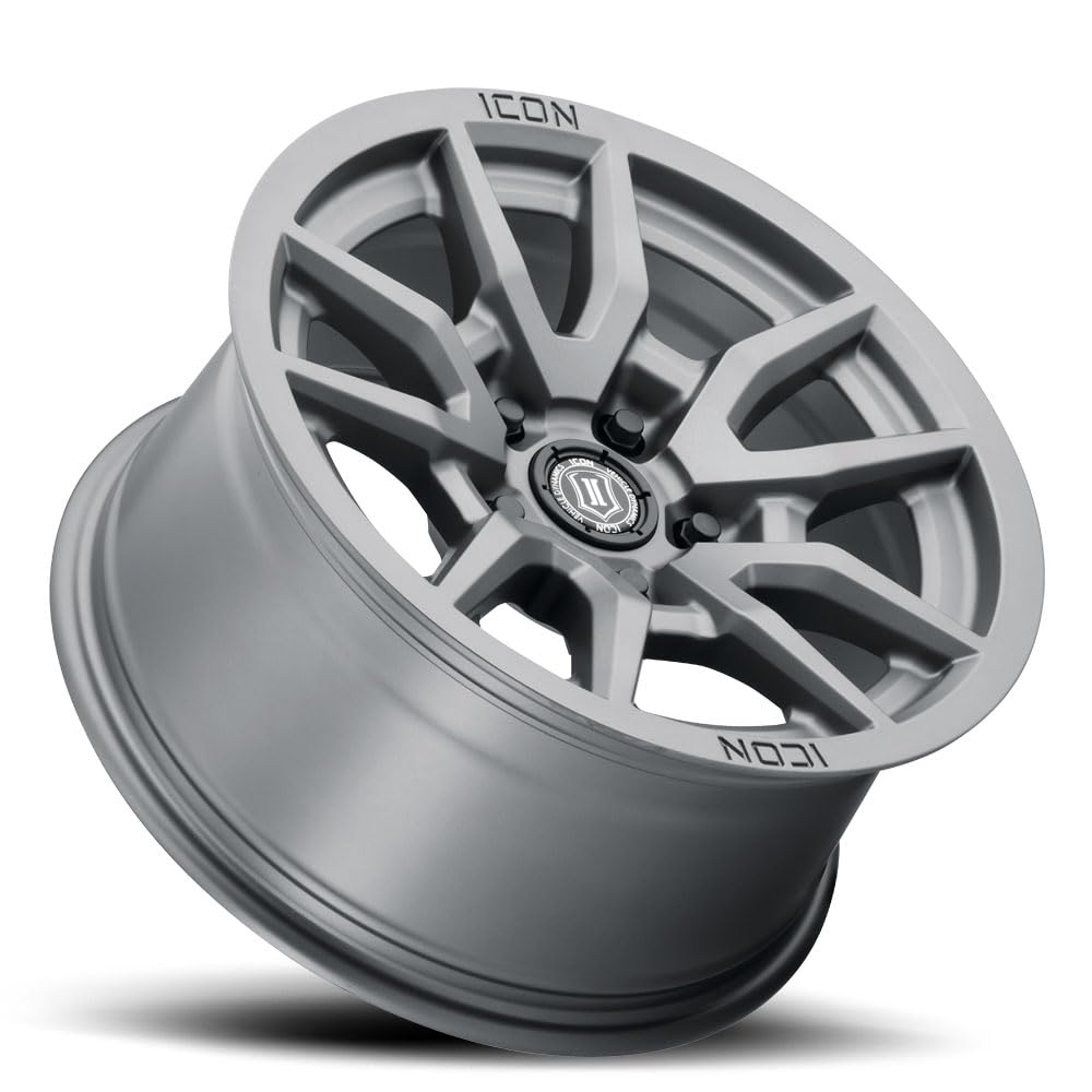 Vector 5 ICON Alloys, Titanium, 17 x 8.5/5 x 150, 25mm Offset, 5.75" BS, 2617855557TT
