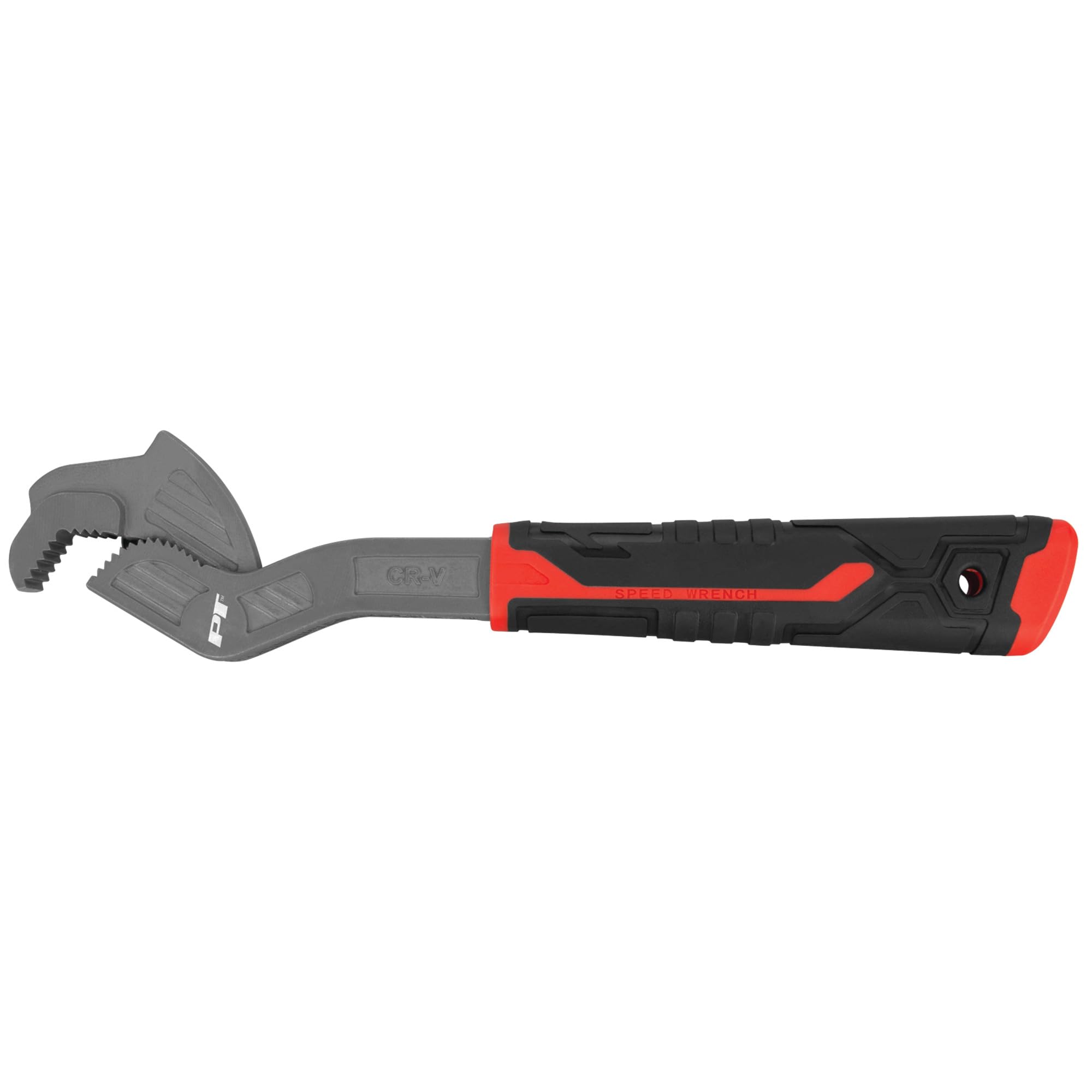 12 In. Performance Tool W30798 Universal Wrench, Drop-Forged Chrome Vanadium, Ratcheting Action, Spring-Loaded, TPR Handle