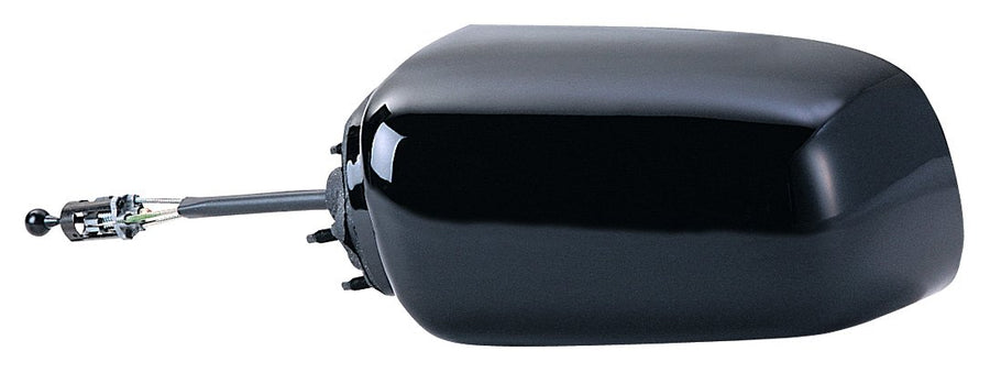 Fit System Driver Side Mirror for Chevy Lumina Cpe, Buick Regal Cpe, Regal Sdn, Pontiac Grand Prix Coupe, Lumina Sedan, Grand Prix Sedan, (110mm Base), blk, Non-fold, Manual Remote