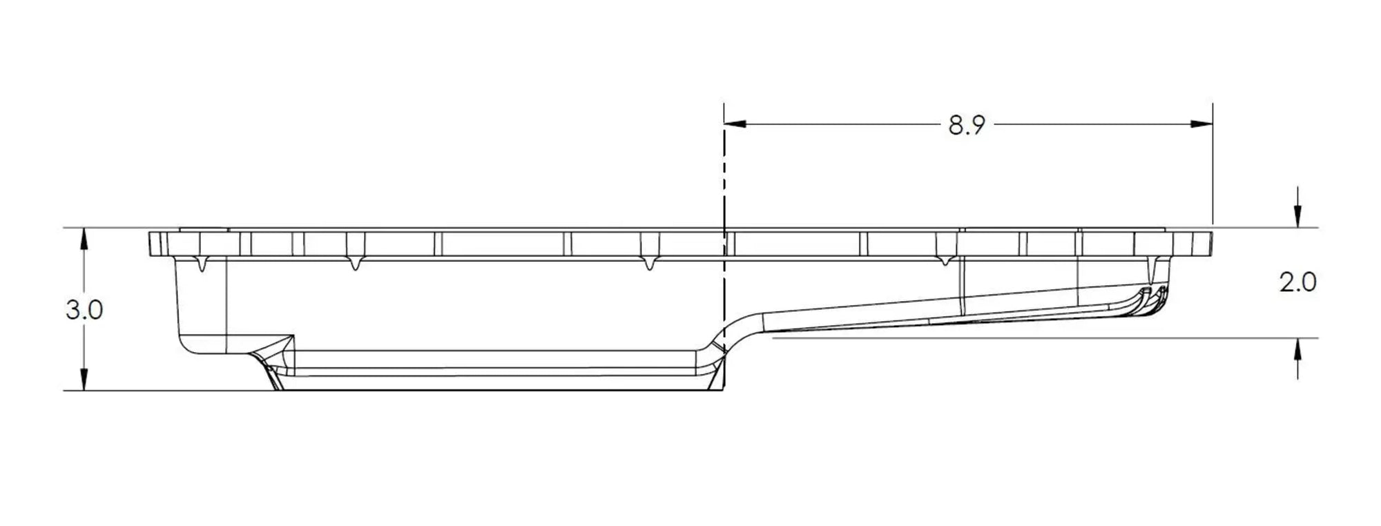 Heavy Duty PPE 228153400 Transmission Pan