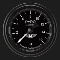 Moal Bomber Classic Instruments 2-1/8" Pyrometer Full Sweep