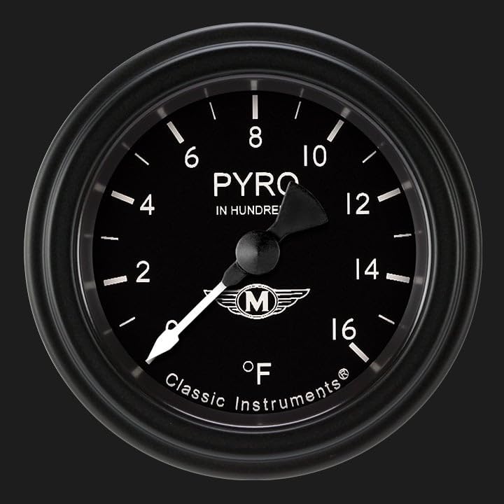 Moal Bomber Classic Instruments 2-1/8" Pyrometer Full Sweep