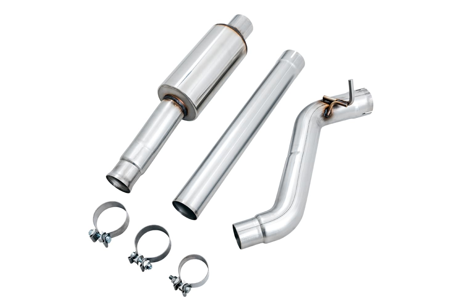 AWE Exhaust Suite for the Jeep JL/JLU 2.0T Wrangler - Mid Pipe / Resonated (JL/JLU 2.0T) / N/A