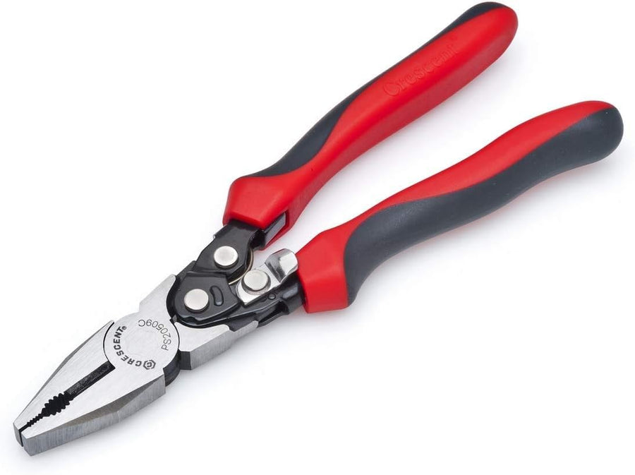 8" Crescent Pro Series Dual Material Lineman's Compound Action Cutting Pliers - PS20509C