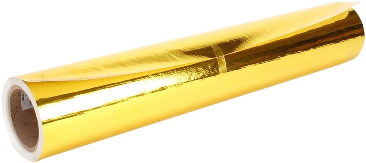 Reflect-A-GOLD Design Engineering 010390 High-Temperature Heat Reflective Adhesive Backed Roll, 24" x 150' Roll