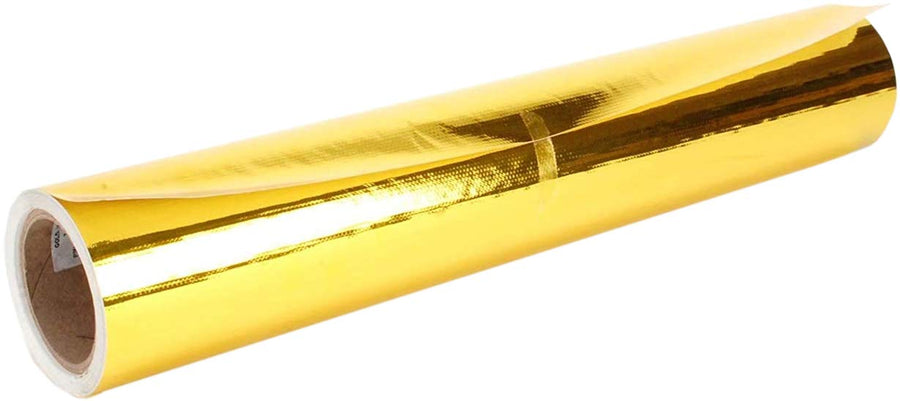 Reflect-A-GOLD Design Engineering 010390 High-Temperature Heat Reflective Adhesive Backed Roll, 24" x 150' Roll