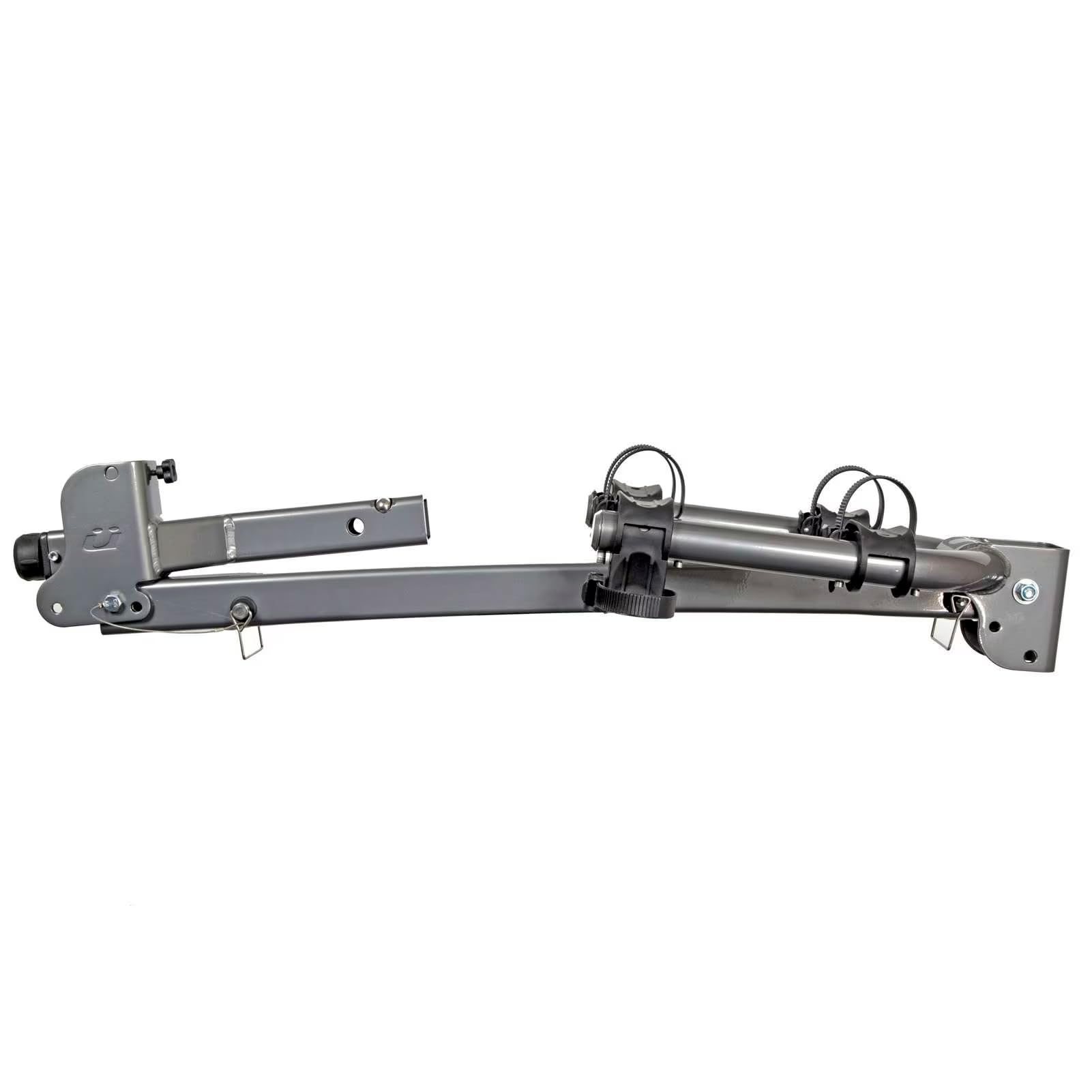 2" KUAT Beta Hitch-Mounted Bike Rack | Hanging-Style Durable Lightweight Aluminum Powder Coated Folding Tilting-Down Gray Bicycle Car Truck Transportation Hauling Rack | 2 Bike Capacity