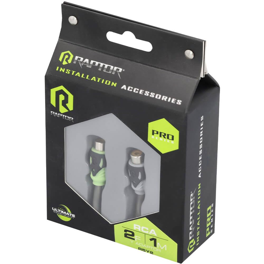METRA ELECTRONICS RAPTOR PRO SERIES 2F/1M RCA Y-ADAPTOR