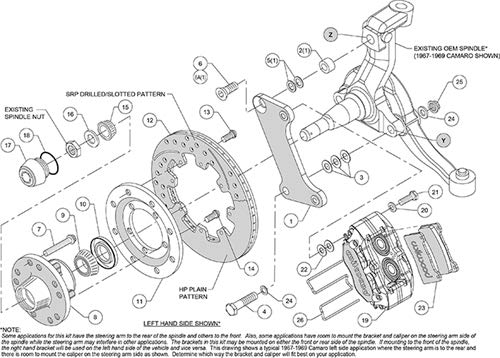 12.19" DP-DB Front Kit
