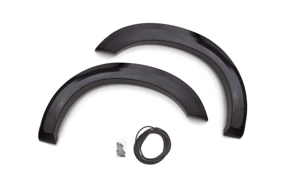 Lund EX106SA Elite Series Black Extra Wide Style Fender Flare - Standard 2 Piece