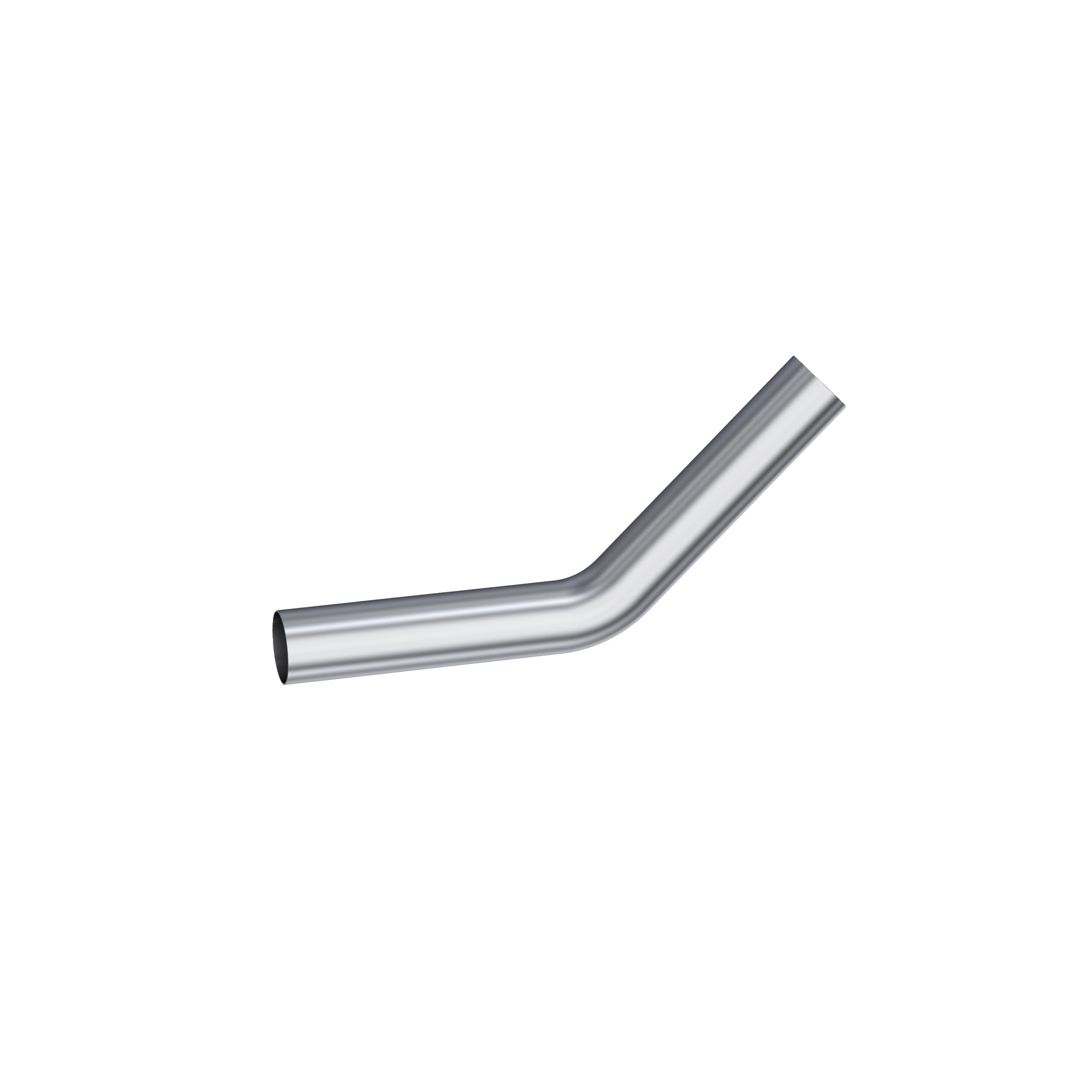 MBRP Pro Series MB1021 3" Diameter -45 Degrees Bend 12" Legs T304 Stainless Steel Smooth Mandrel Bend Pipe