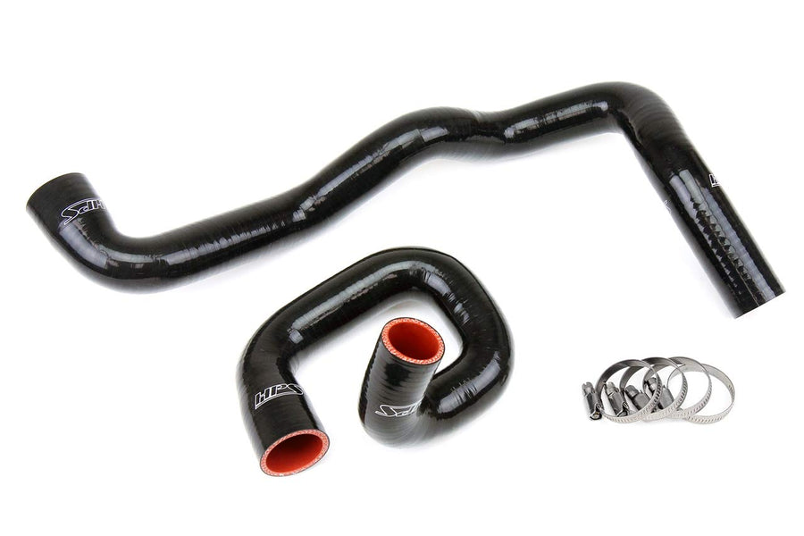Black HPS 57-1287-BLK Silicone Radiator Coolant Hose Kit