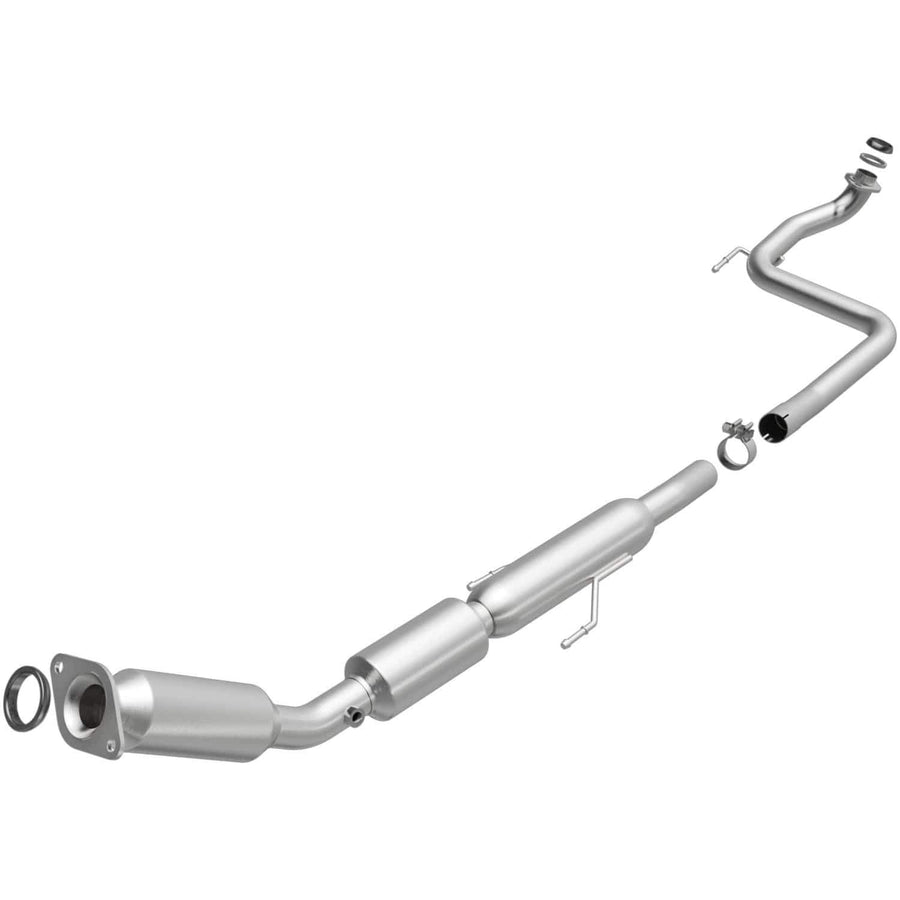 MagnaFlow California Grade Direct-Fit Catalytic Converter CARB Compliant 551159 - Stainless Steel 2.25in Main Piping, 80.625in Overall Length, Post Converter O2 Sensor - xD CA Legal Replacement