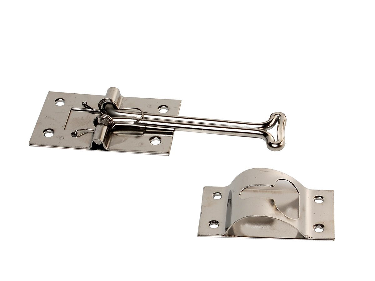 Self Closing RV Designer E224 Door Holder, T Style, Stainless Steel, 4 inch, Entry Door Hardware