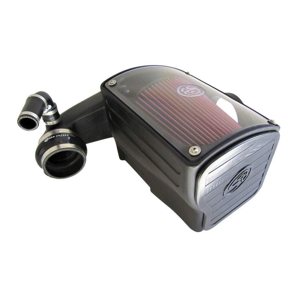 Cold Air Intake S&B Filters 75-5045 For 1992-2000 Chevy/GMC Duramax 6.5L (Oiled Cleanable, 8-ply Cotton Filter)