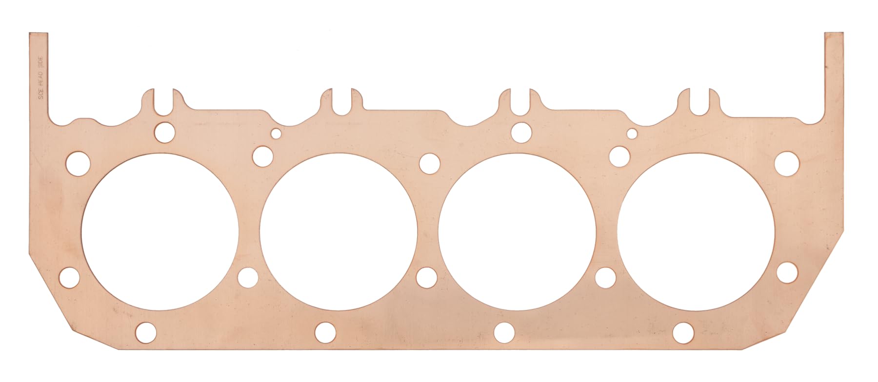 Cylinder Head Gasket, SCE Pro Copper, 4.520 in Bore, 0.062 in Compression Thickness, Copper, Big Block Chevy, Each