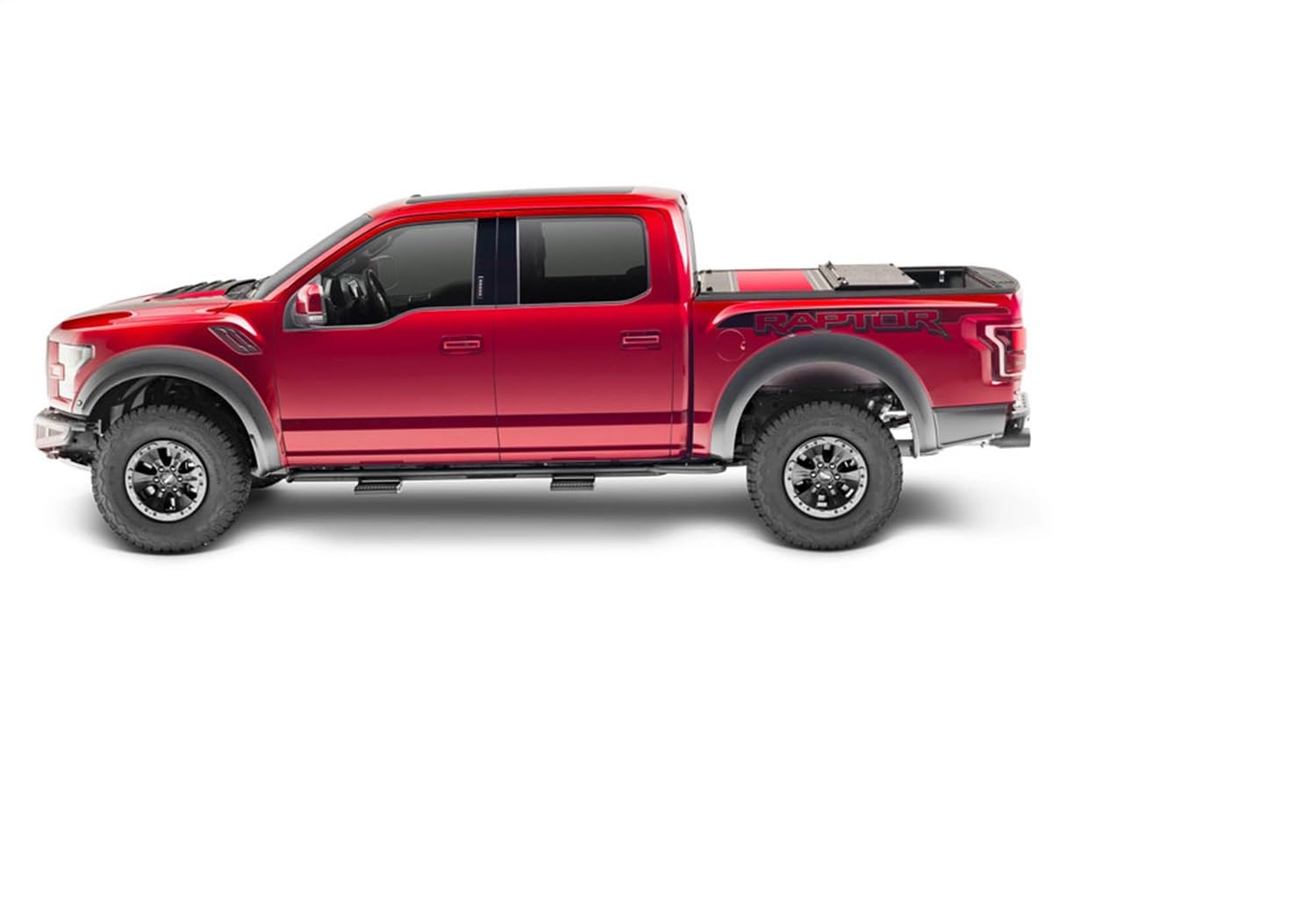 UnderCover Fusion Hard Trifold RealTruck Fits 2021-2024 Ford F150/Raptor/Lightning 5'7 Paint Code YZ Oxford White