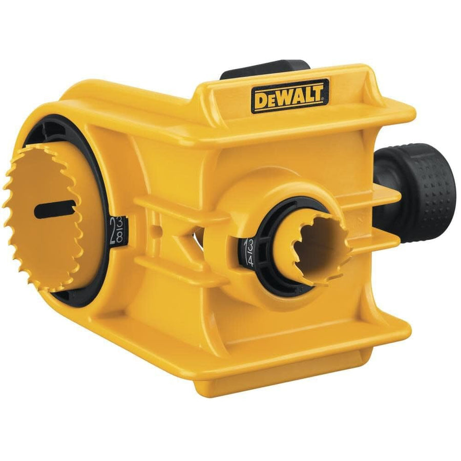 DEWALT Installation Kit Door Lock, C-Clamp Design, For Metal or Wood Doors, 2 Adjustable Bushings, Easy Installation (D180004)
