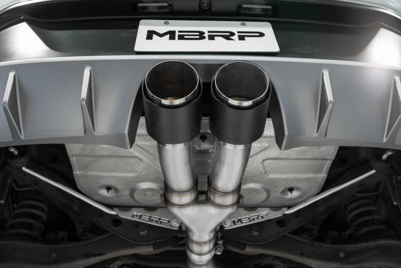 MBRP 2019+ For Hyundai Veloster Turbo Cat Back - T304 Stainless - Carbon Fiber Tip