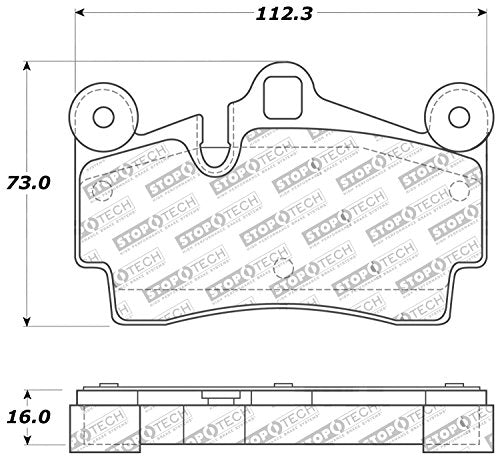 Sport Brake Pads StopTech 309.09780 with Shims and Hardware