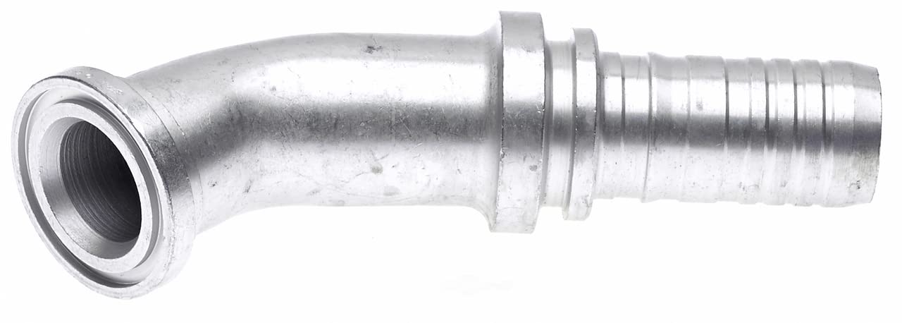 GlobalSpiral Gates 24GSP-24FL45S Couplings, Code 61 O-Ring Flange, Zinc Plated Carbon Steel, 7.95", 45° Bent Tube, 1 1/2" ID