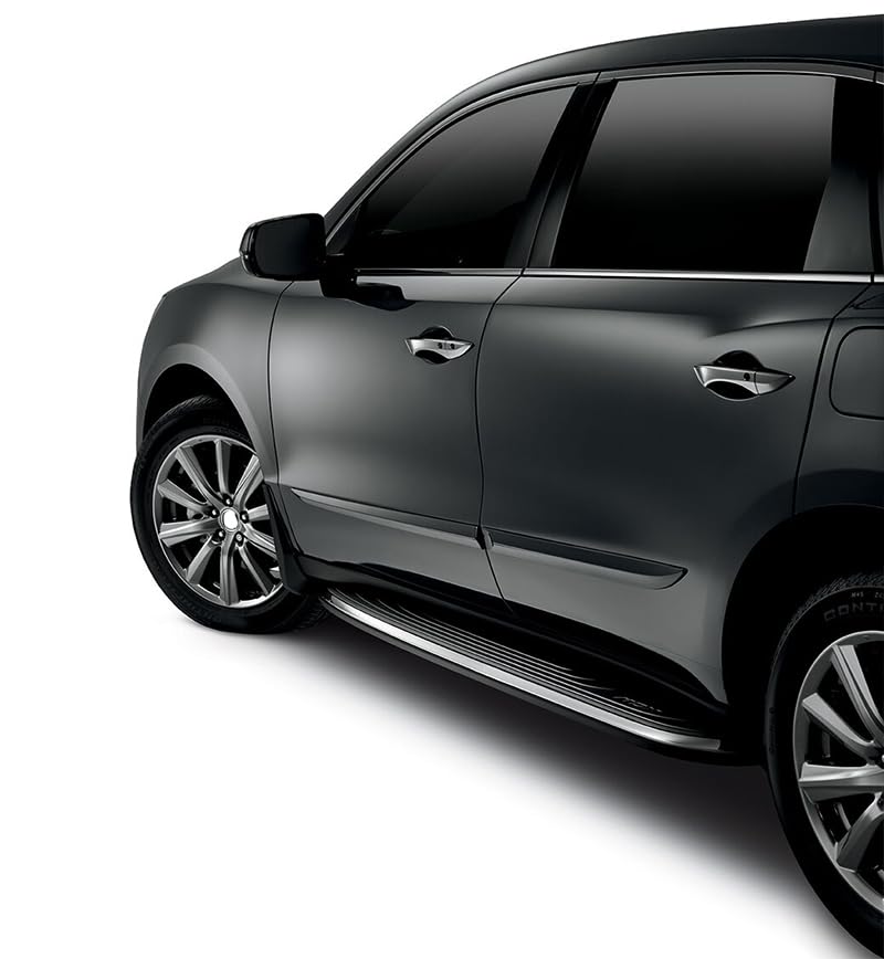 Aluminum Black Horse OEM Replica Running Boards Compatible with 2016-2022 Honda Pilot/ 2014-2020 Acura MDX