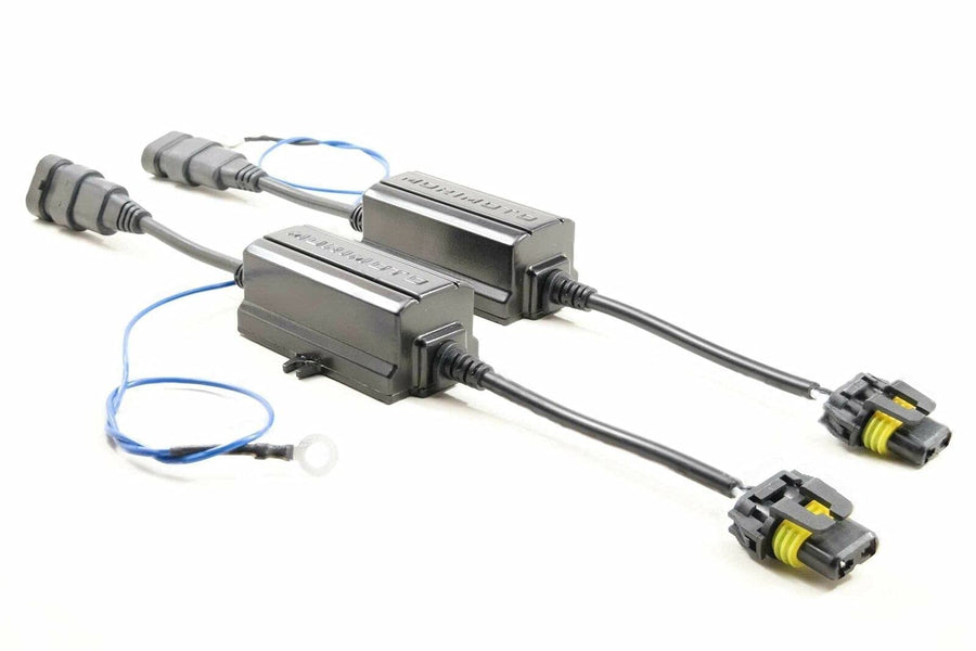 Morimoto Standalone CANBUS Wiring Harness (H4) - Two Error-Cancelling Modules, For Use with Any 35W-50W HID Ballast, Fits H4 Style Inputs (H4)