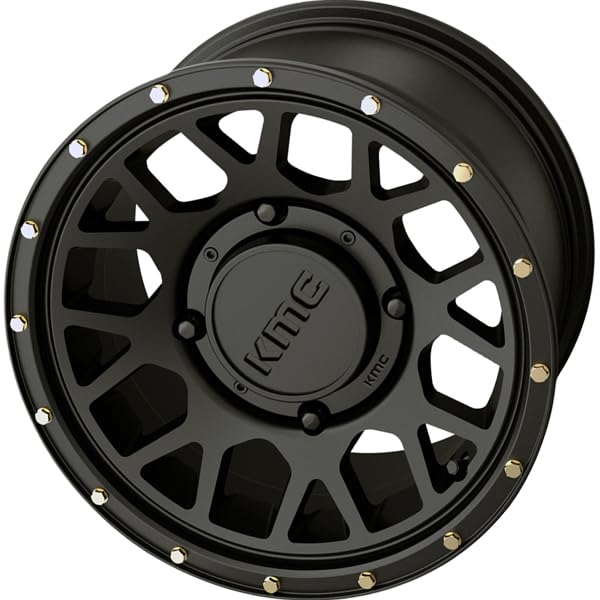 KMC Wheels KS135 Powersports 14X10 4X137 S-BLK 00MM - KS13541048700