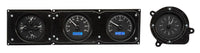 Dakota Digital VHX-68F-TOR-K-B Analog Dash Gauge System with Compatible 1968-69 Ford Torino, Fairlane and Ranchero, Black Alloy Style, Blue Backlighting