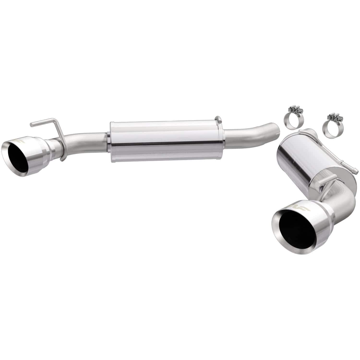 Performance Exhaust System MagnaFlow 19332: Axle-Back, Competition Series, For 2016-2024 Chevrolet Camaro 3.6L, Dual Split Rear Exit Style