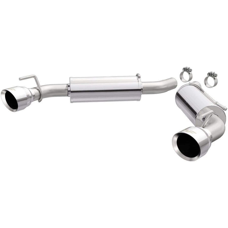 Performance Exhaust System MagnaFlow 19332: Axle-Back, Competition Series, For 2016-2024 Chevrolet Camaro 3.6L, Dual Split Rear Exit Style