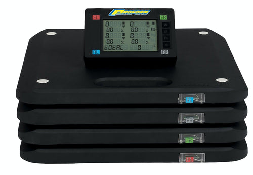 ProForm Slim Vehicle Scale, Electric, 15 in Square, 1750 Capacity Pad, Wireless, Case/Controller/Pads, Kit (TCI67644)