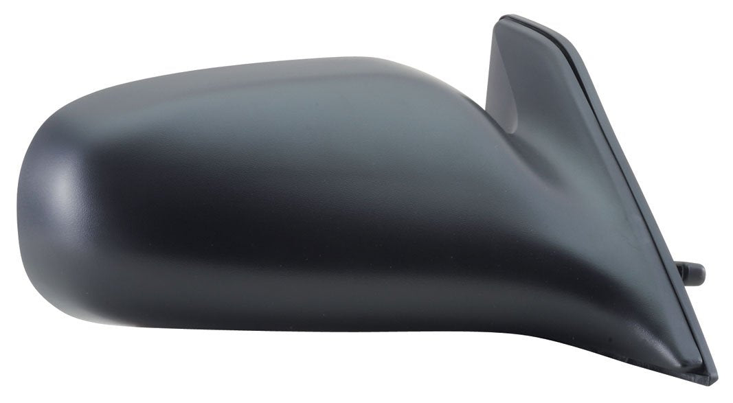 Toyota Tercel Passenger Side Mirror, Black, Non-Foldaway for 2 Door; Toyota Tercel 4 Door, Black, Non-Foldaway, Manual Remote