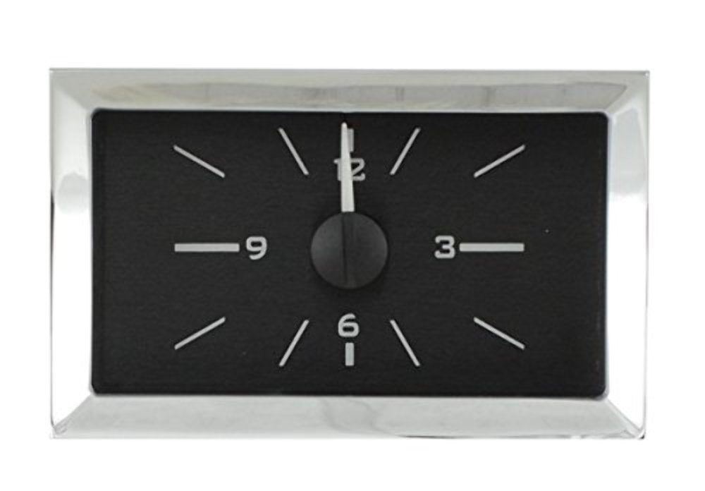 57 Chevy Dakota Digital Analog Clock Gauge for VHX gauges only Black Alloy Blue Backlighting VLC-57C-K-B