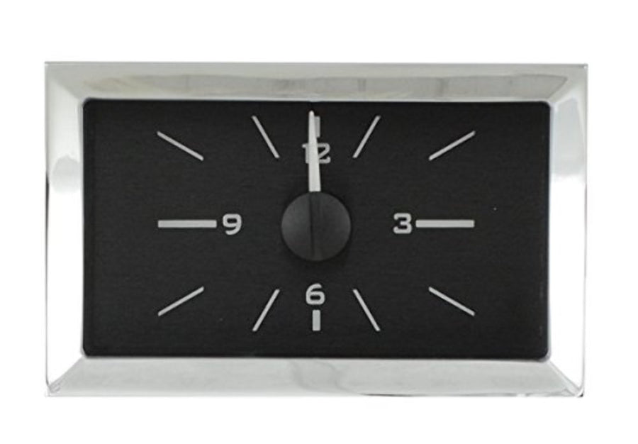 57 Chevy Dakota Digital Analog Clock Gauge for VHX gauges only Black Alloy Blue Backlighting VLC-57C-K-B