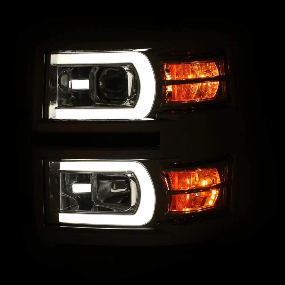 111413 Anzo, Usa Projector Headlamps Fits Chevrolet Silverado 1500