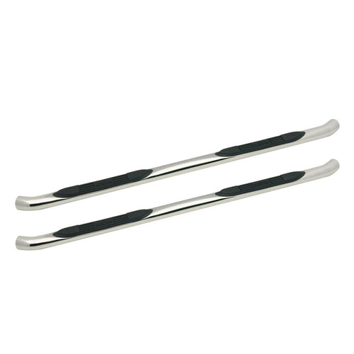 Westin E-Series 23-2750 3 Round Nerf Bars fits 2005-2021 Frontier Crew Cab Polished Pair