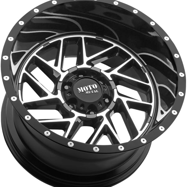 Moto Metal 20X12 MO985 G-BLK MACH -44MM 5X5.5 - MO98521285344N