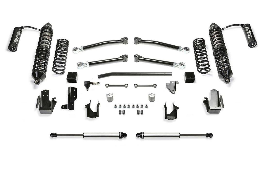 20-22 Jeep JL Fabtech 4WD Diesel 3in Trail w/DLSS 2.5 Coilover Resi & RR DLSS (K4221DL)