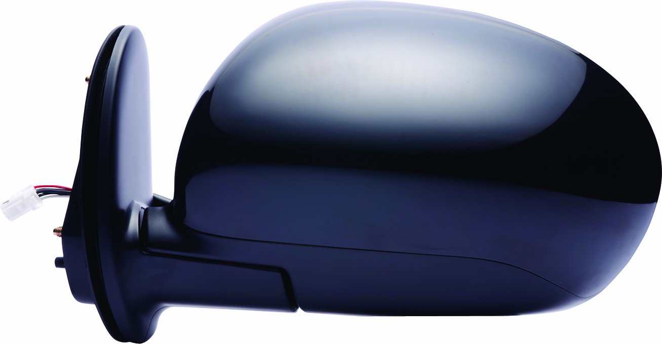 Nissan Cube Fit System 68576N Driver Side Replacement Flat Mirror, Textured Black and PTM Cover